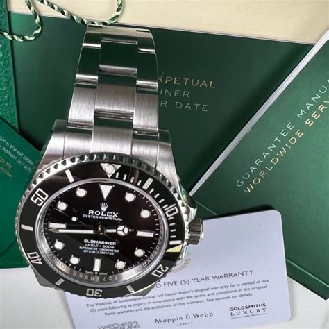 rolex submariner booklet|rolex submariner goldsmiths.